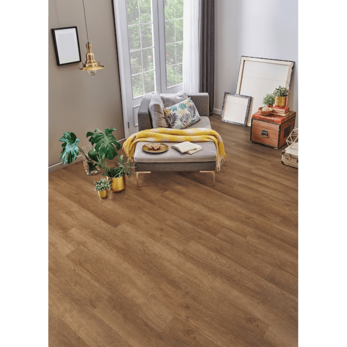 Tawny Oak Brown 6-Mil X 6-In W X 36-In L Waterproof Interlocking Luxury Vinyl Plank Flooring (22.17-Sq Ft/ Carton) - Image 2