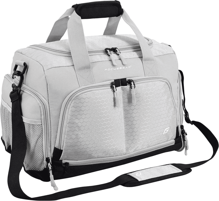 Ultimate Gym Bag 2.0: the Durable Crowdsource Designed Duffel Bag with 10 Optimal Compartments Including Water Resistant Pouch