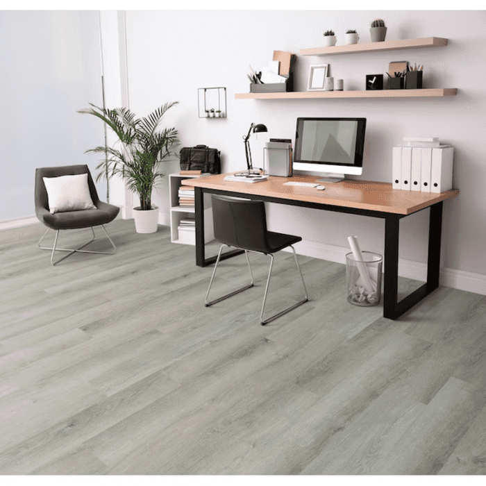 Slate Oak Gray 6-Mil X 6-In W X 36-In L Waterproof Interlocking Luxury Vinyl Plank Flooring (22.17-Sq Ft/ Carton) - Image 3