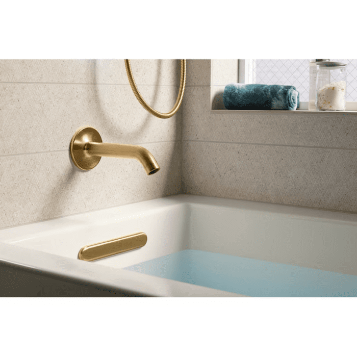 Underscore 30-In X 60-In White Acrylic Alcove Soaking Bathtub (Left Drain) - Image 3