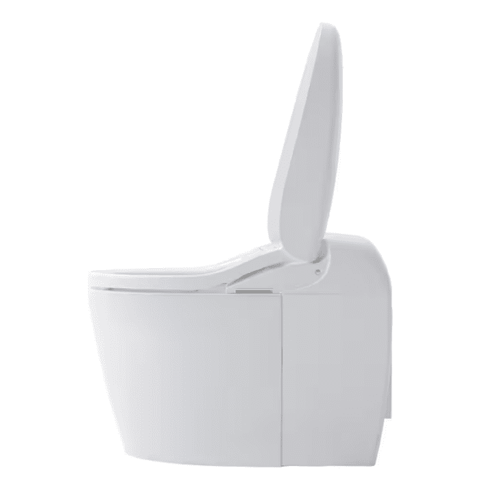 Neorest Cotton White Touchless Flush Elongated Chair Height Soft Close Bidet 12-In Rough-In Watersense Labeled 1.6 GPF - Image 9