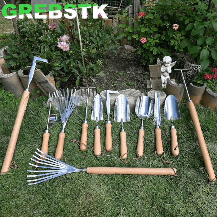 Crack Weeder Crevice Weeding Tool Manual Weeder Beech Handle Lawn Yard Gardening Tool - Image 7