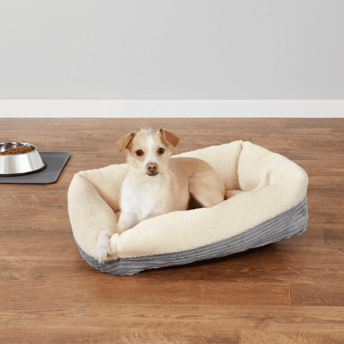 24-Inch Machine Washable Self Warming Pet Bed for Cat or Dog, Rectangle, Grey, 24"L X 20"W X 7"H - Image 5