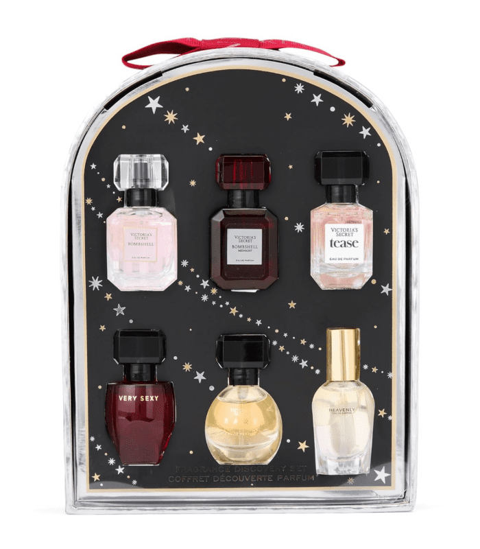 Mini Eau De Parfum Discovery Gift Set: Bombshell, Bombshell Magic, Tease, Bare, Very Sexy, & Heavenly