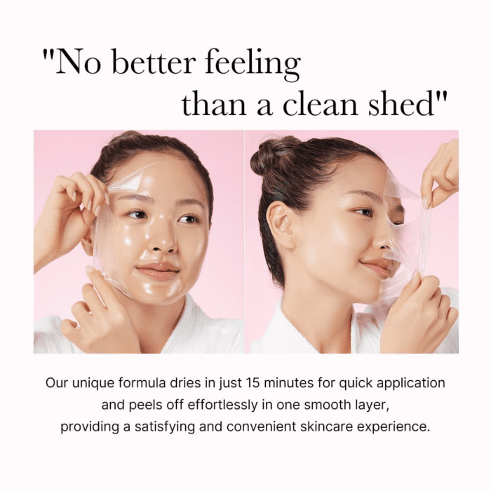 Collagen Overnight Wrapping Peel off Facial Mask Pack - Elasticity & Hydration Care, Reduces Sagging & Dullness - Hydrolyzed Collagen for Glowing Skin - Korean Skin Care, 2.53 Fl.Oz - Image 7