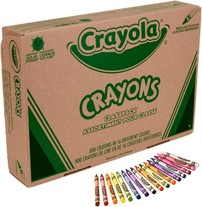 Bulk Crayon Classpack - 800Ct (16 Colors), Back to School Supplies, Kids Crayons, Teacher Classroom Must Haves, 3+ - Image 6