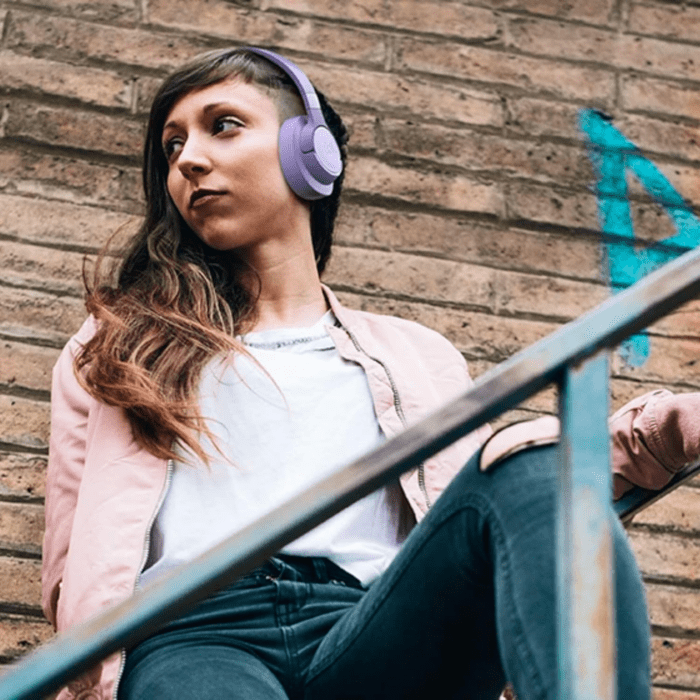 Tune 720BT - Wireless Over-Ear Headphones with  Pure Bass Sound, Bluetooth 5.3, up to 76H Battery Life and Speed Charge, Lightweight, Comfortable and Foldable Design (Purple) - Image 2