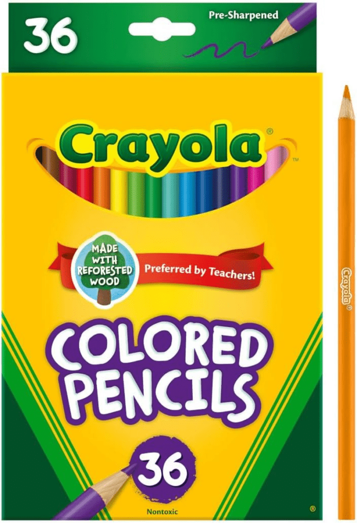 Colored Pencils (36Ct), Kids Pencils Set, Arts & Crafts Supplies, Coloring Book Pencils, Stocking Stuffers for Kids, Ages 3+ - Image 3