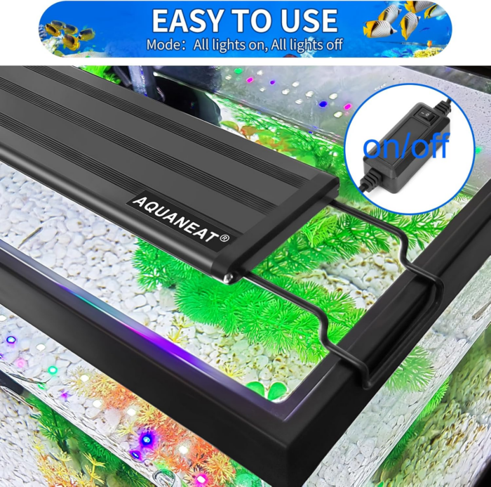 LED Aquarium Light Full Spectrum for 18 Inch to 24 Inch Fish Tank Light Fresh Water Light - Image 4