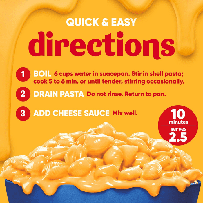 Shells & Cheese Original Shell Pasta & Cheese Sauce, 3 Ct Pack, 12 Oz Boxes - Image 4