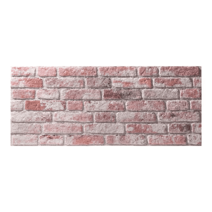 20-In X 48-In Embossed Red-White Eps Foam Faux Brick Wall Panel (4-Pack) - Image 5