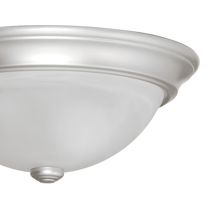 2-Light 13-In Satin Nickel Led, Flush Mount Light (2-Pack) - Image 2