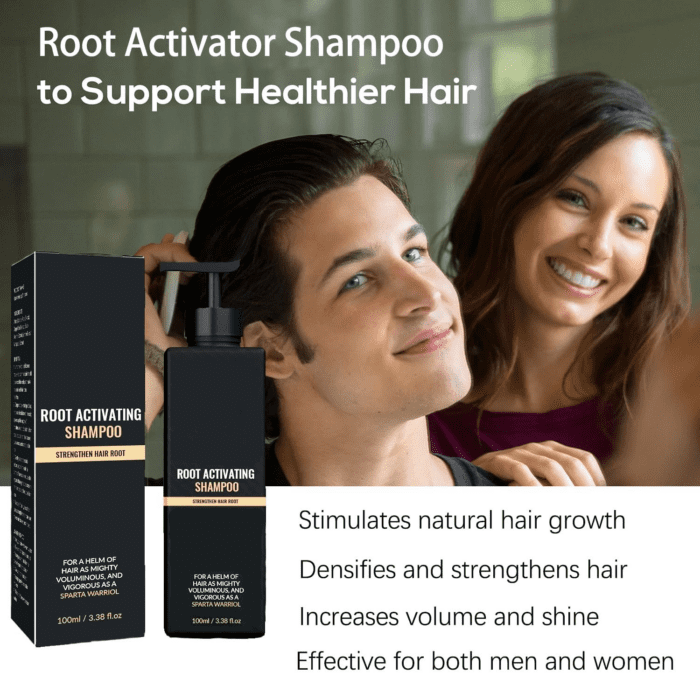 Root Activator Shampoo, Hair Growth Root Activating Shampoo, Natural Formula, Hair Growth for Men and Women (100ML) - Image 4