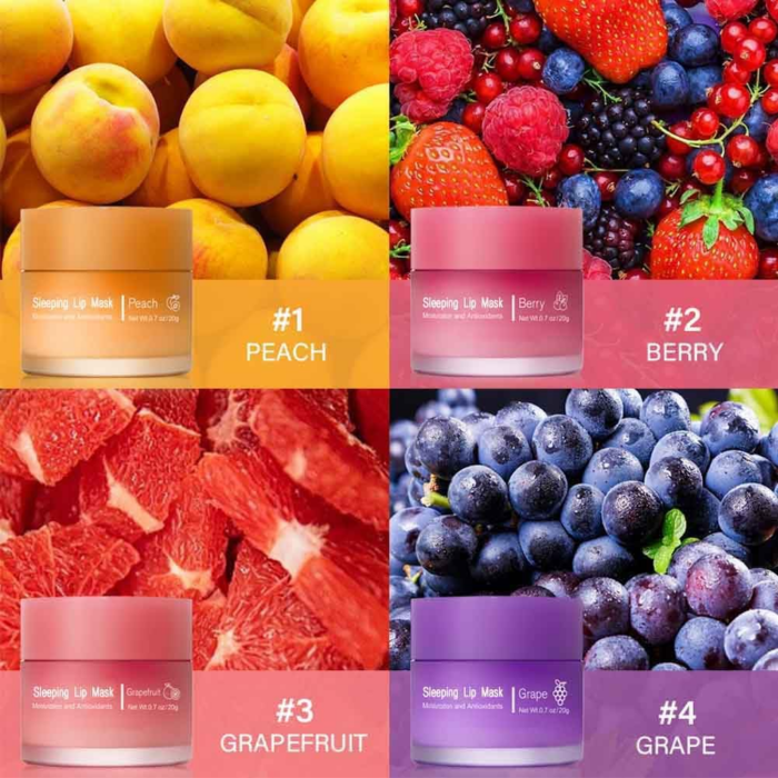 Sleeping Lip Mask, Nourish & Hydrate Lip Mask with Vitamin C, Antioxidants, Lip Balm, Lip Skin Care, Improve Lip Color, Reduce Lip Lines - Image 7