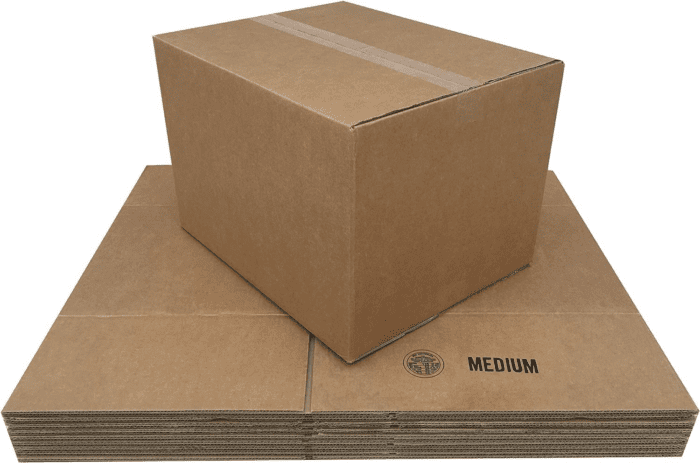 Cardboard Shipping and Packing Moving Boxes, 10 Pack, Medium, Brown, 18" X 14" X 12" - Image 3