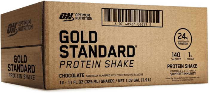 Gold Standard Protein Shake, 24G Protein, Ready to Drink Protein Shake, Gluten Free, Vitamin C for Immune Support, Chocolate, 11 Fl Oz, 12 Count (Pack of 1) (Packaging May Vary) - Image 8