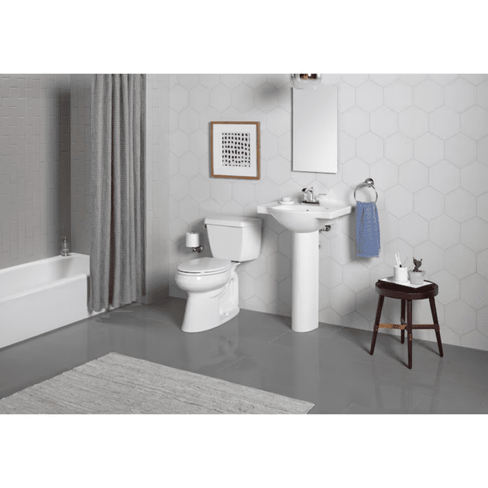 Villager 30.25-In X 60-In White Cast Iron Alcove Soaking Bathtub (Left Drain) - Image 10