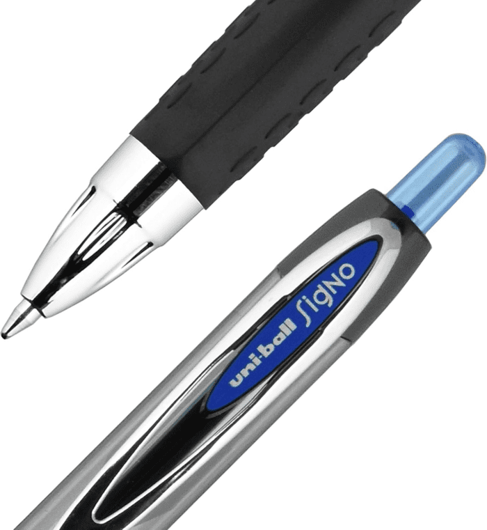 207 Retractable Gel Pens Medium Point, 0.7Mm, Blue, 12 Pack - Image 3