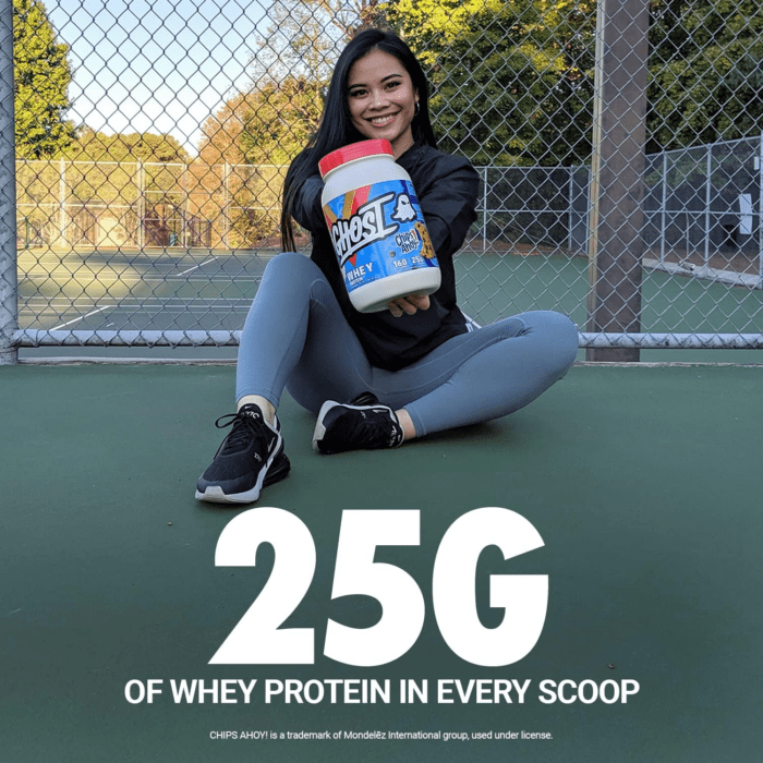 Whey Protein Powder, Chips Ahoy - 2LB Tub, 25G of Protein - Chocolate Chip Cookie Flavored Isolate, Concentrate & Hydrolyzed Whey Protein Blend - Image 4