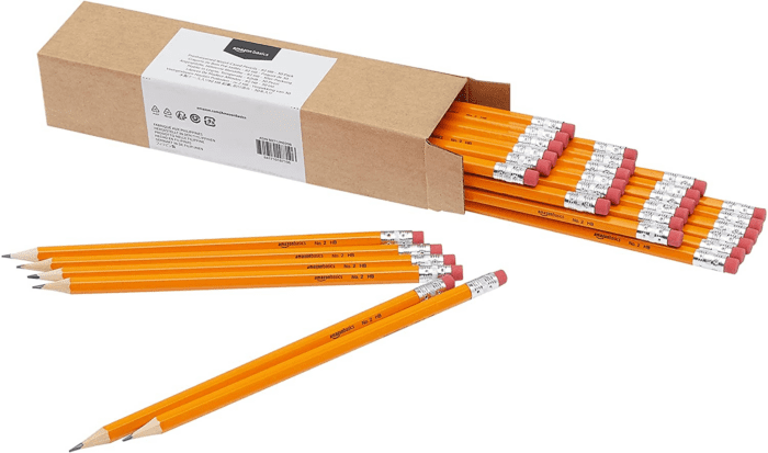 Woodcased Classroom #2 Pencils with Erasers, Pre-Sharpened, HB Lead, Value Pack of 30 Count, Orange