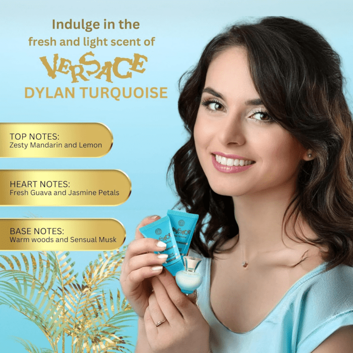 Dylan Turquoise Womens Mini Perfume Trio Gift Set - Image 5