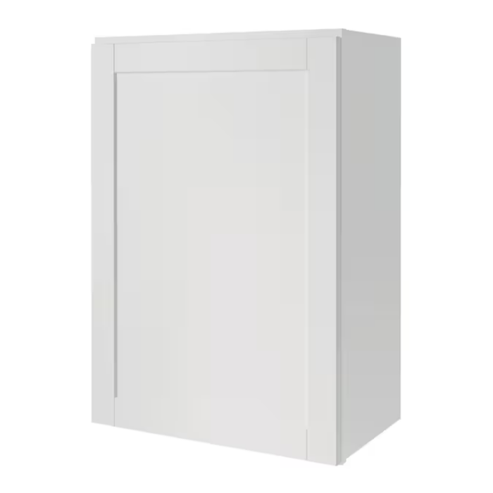 Arcadia 30-In W X 30-In H X 12-In D White Wall Fully Assembled Cabinet (Recessed Panel Shaker Door Style) - Image 27