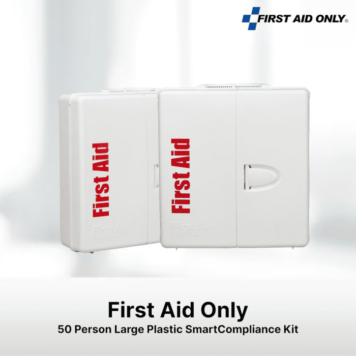 1000-FAE-0103 50-Person Smartcompliance OSHA First Aid Kit for Businesses, Large Plastic First Aid Cabinet with Medications, 245 Pieces - Image 3