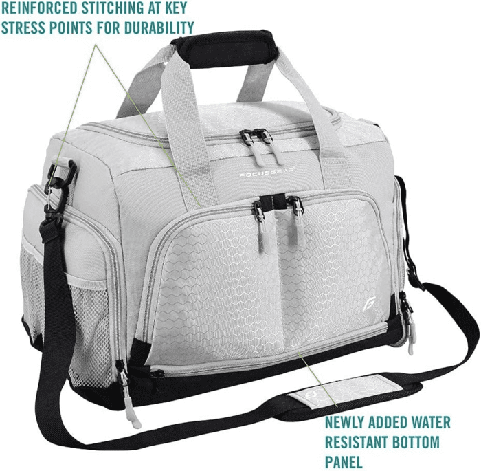 Ultimate Gym Bag 2.0: the Durable Crowdsource Designed Duffel Bag with 10 Optimal Compartments Including Water Resistant Pouch - Image 2