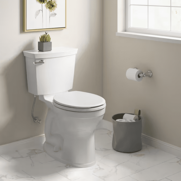 Champion White round Chair Height Soft Close 2-Piece Toilet 12-In Rough-In 1.6 GPF - Image 2