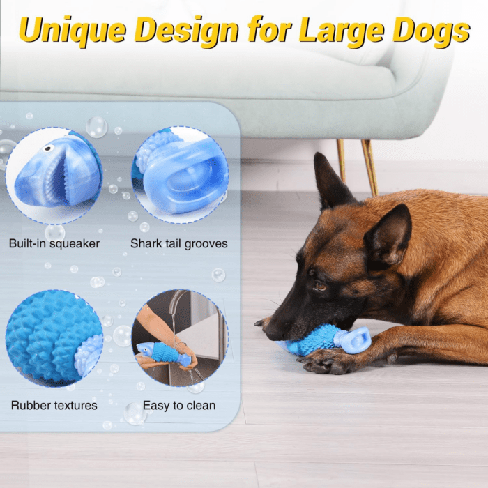 Tough Dog Toys for Aggressive Chewers Large Breed, Indestructible Dog Toys for Large Dogs, Dog Chew Toys for Aggressive Chewers, Durable Dog Toys, Squeaky Dog Toys, Large Dog Toys for Big Dogs - Image 6