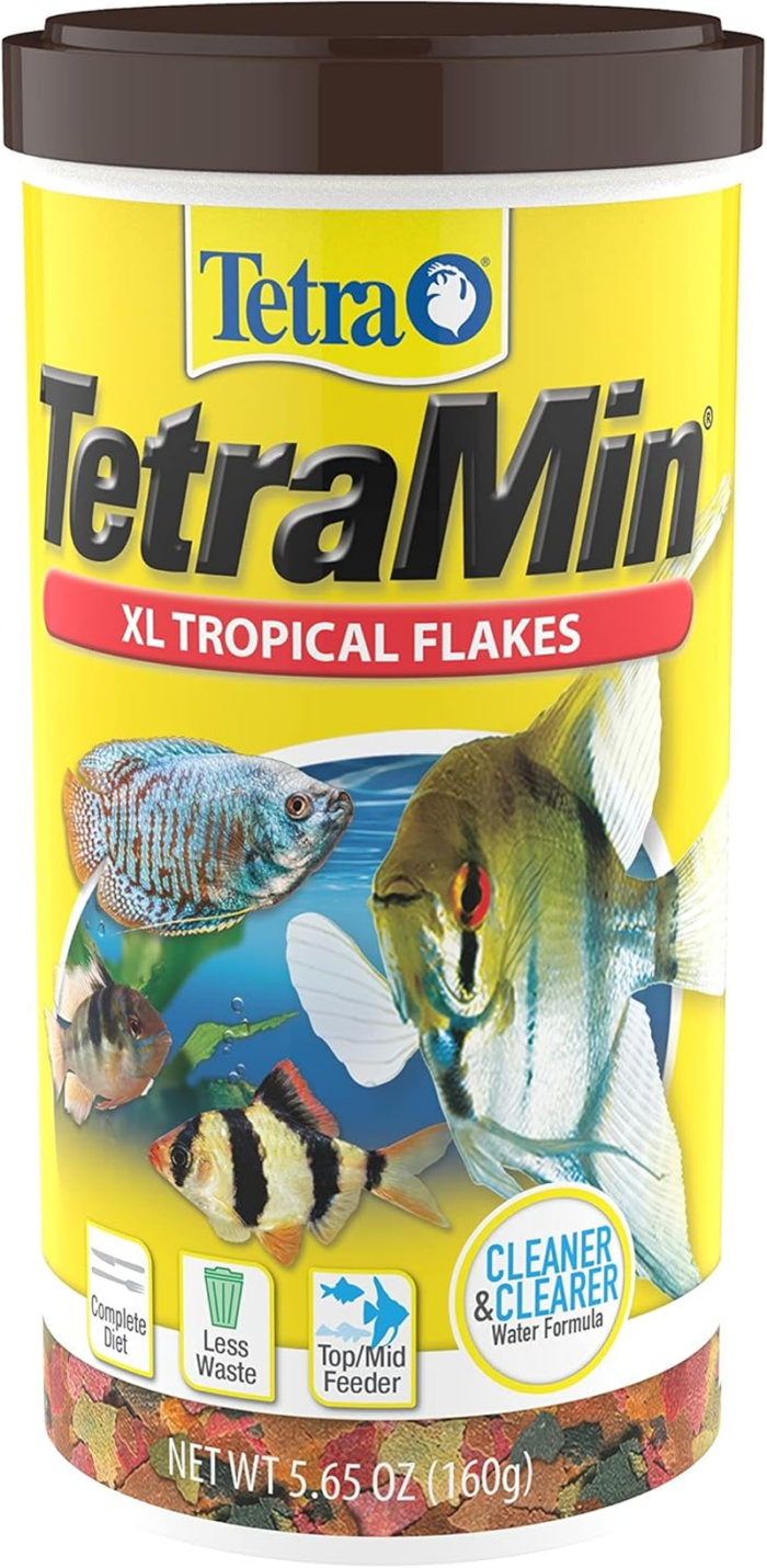 16155 Min Large Tropical Flakes for Top/Mid Feeders, 5.65-Ounce