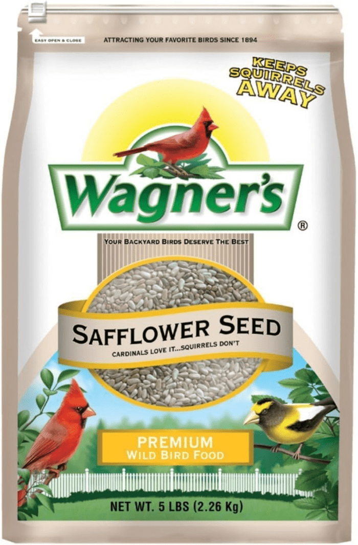 57075 Safflower Seed Wild Bird Food, 5 Pound (Pack of 1)