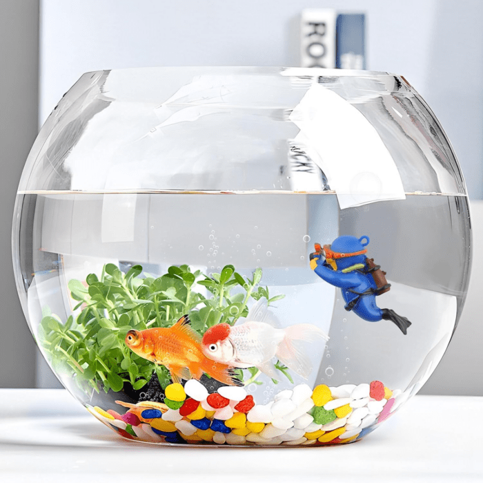 Floating Fish Tank Decorations, Aquarium Decorations, Lovely Diver Fish Tank Decorations, Floating Device Fish Tank Accessories，Suitable for All Kinds of Fish Tanks… - Image 8