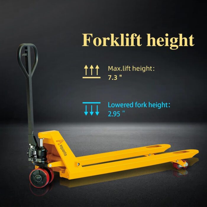 Manual Pallet Jacks 5500Lbs Capacity Industrial Hand Pallet Truck 48" Lx27''W Fork Size - Image 7