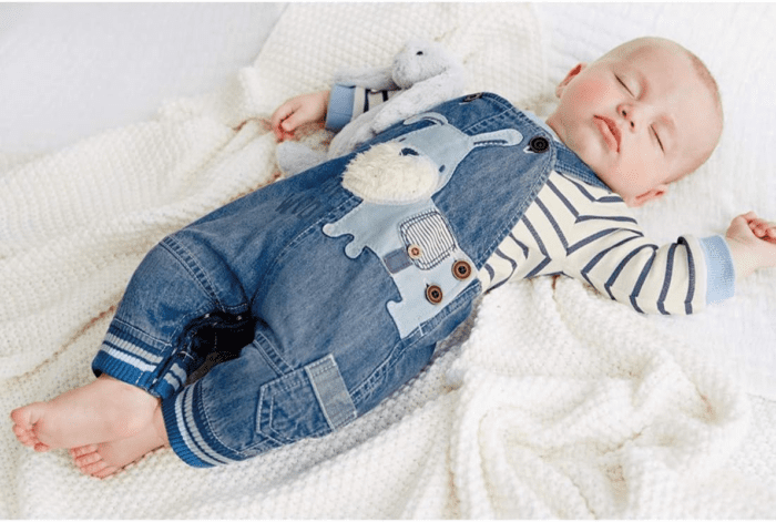 Cute Baby Boy Clothes Suit Toddler Boys' Striped Long Sleeve T-Shirt+Denim Overalls Jumpsuit Pants Outfits Sets - Image 2