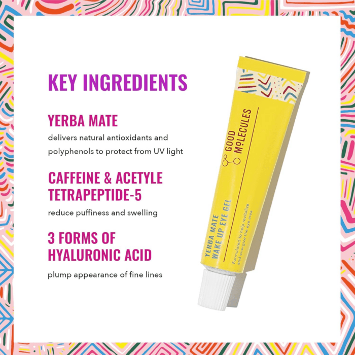 Yerba Mate Wake up Eye Gel - Yerba Mate, Hyaluronic Acid and Caffeine to Hydrate, Minimize Puffiness and Swelling - Skincare for Face - Image 3