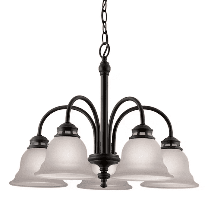 Fallsbrook 5-Light Brushed Nickel Traditional Chandelier - Image 11