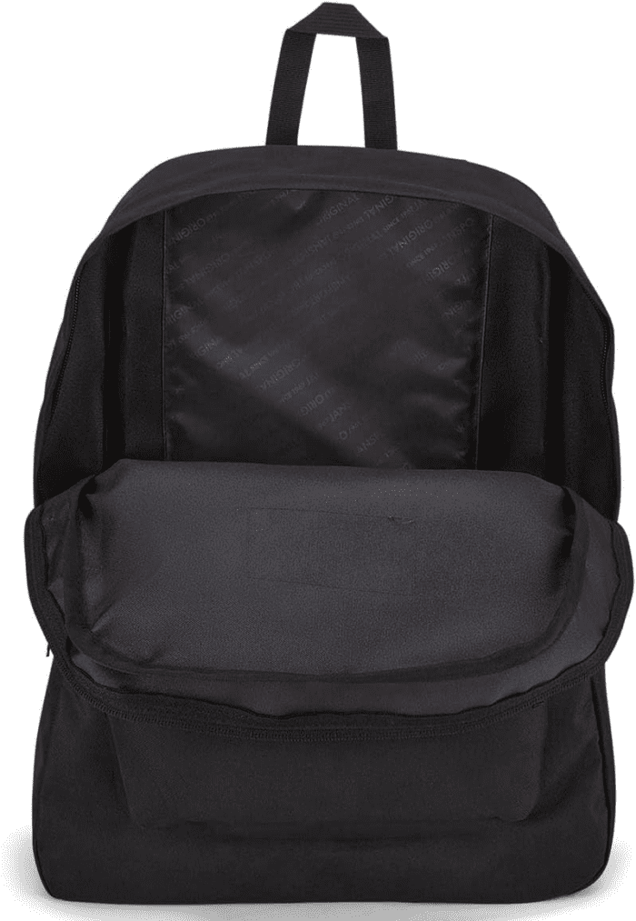 Superbreak One Backpacks - Durable, Lightweight Bookbag with 1 Main Compartment, Front Utility Pocket with Built-In Organizer - Premium Backpack, Black - Image 8