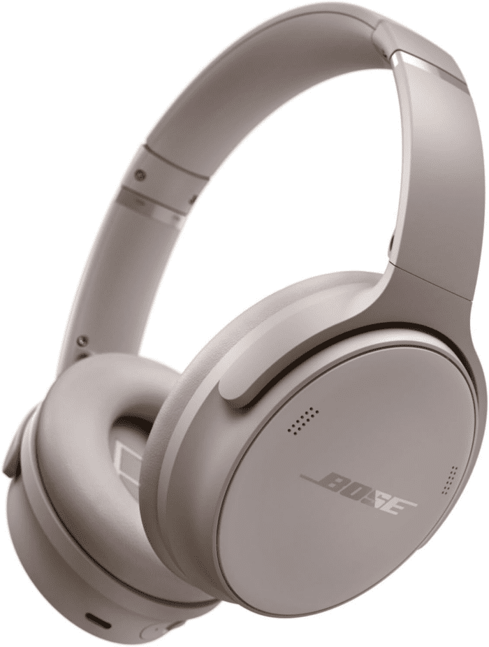 Quietcomfort Wireless Noise Cancelling Headphones, Bluetooth over Ear Headphones with up to 24 Hours of Battery Life, Sandstone