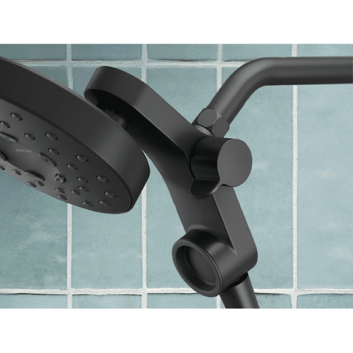 Premise Rite-Temp Matte Black 1-Handle Single Function 6-In round Bathtub and Shower Faucet Valve Included - Image 4