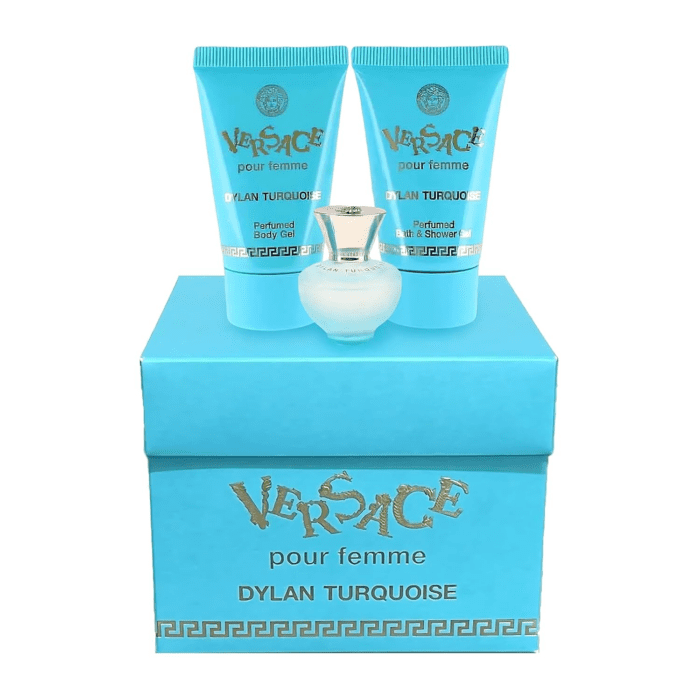 Dylan Turquoise Womens Mini Perfume Trio Gift Set - Image 8