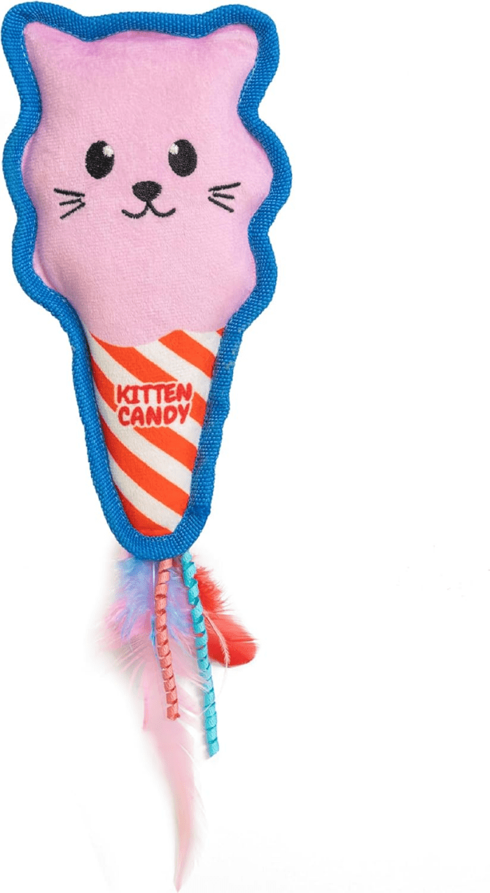 Kitt'N Candy Kicker Pink Interactive Catnip Cat Toy