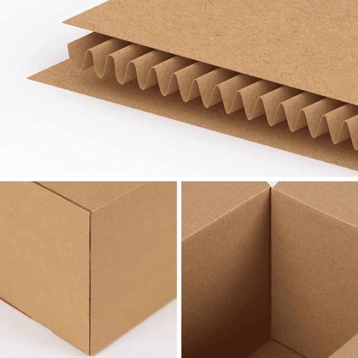 40 Pack 8X6X6 Inches Shipping Boxes Corrugated Cardboard Boxes for Packing, Moving, Mailing, Brown - Image 5