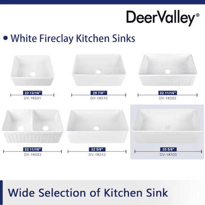 Farmhouse Apron Front 36-In X 18-In White Fireclay Single Bowl Kitchen Sink - Image 12