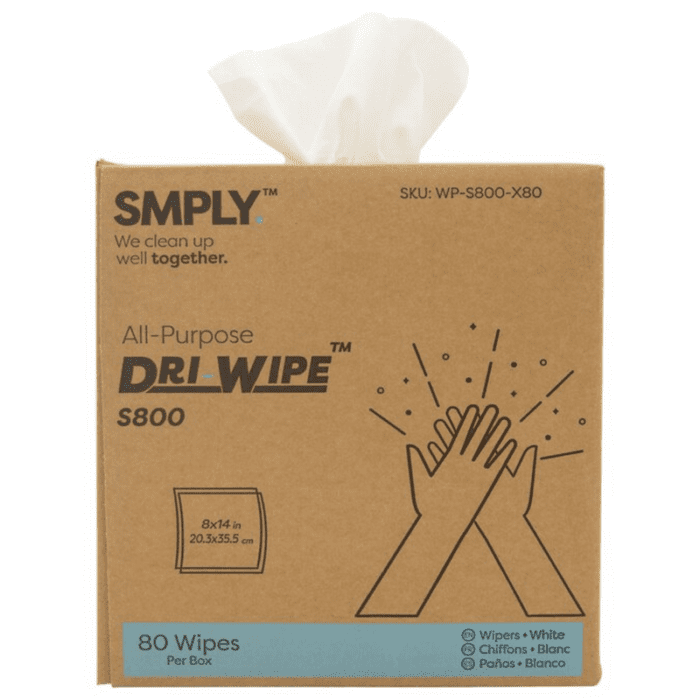 SMPLY All Purpose Dri-Wipe S800 5-Pack Non-Woven Fiber Cloth - Image 3