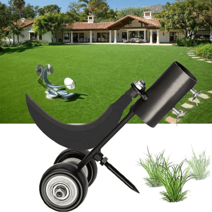 Weeder Tools with Wheels,Stand up Weeding Tools for Garden,Sidewalk Crack Weeder Crevice Weeding Tool,Weed Puller Tool for Garden Patio,Stand up Weeder for Yard