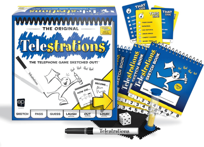 Telestrations Original 8-Player | Family Board Game | a Fun Game for Kids and Adults | Game Night Just Got Better | the Telephone Game Sketched Out | Ages 12+ - Image 4