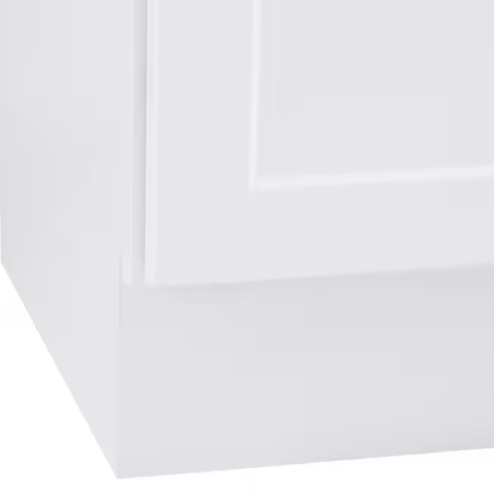 Davies 36-In White Single Sink Bathroom Vanity with White Cultured Marble Top (Mirror Included) - Image 25