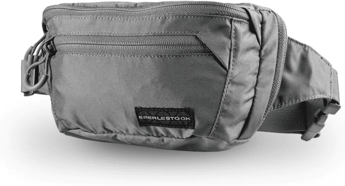 Bando Bag - Tactical Men'S Fanny Pack W/Adjustable Waist Belt, Zippered Pockets, Compact Lightweight Belt Bag, Everyday Hip Pouch for Travel Outdoor Running Hunting, Gray