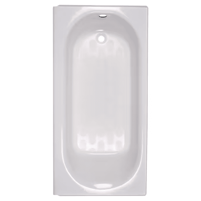 Princeton 30-In X 60-In White Porcelain Enameled Steel Alcove Soaking Bathtub (Left Drain) - Image 6